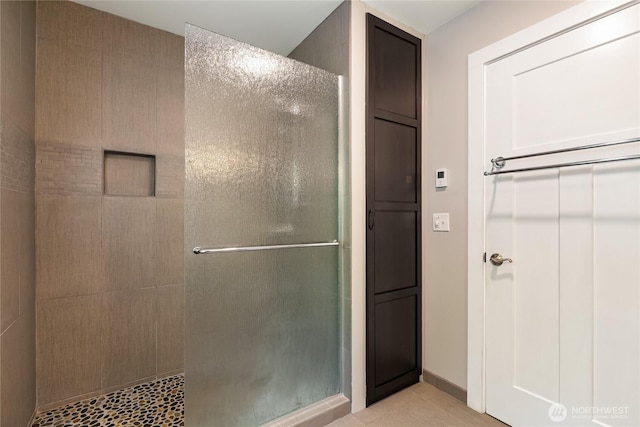761 Chuckanut Dr, Bellingham, WA 98229 - full bathroom with a stall shower and tile patterned floors