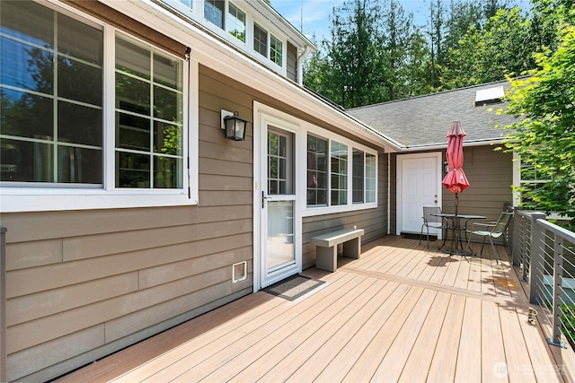 761 Chuckanut Dr, Bellingham, WA 98229 - view of wooden terrace