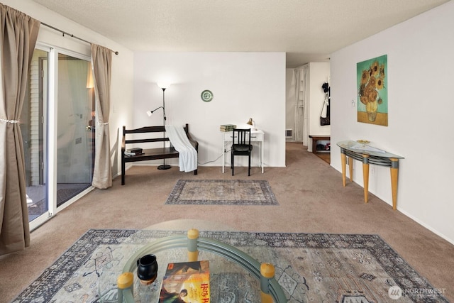 18904 8th Ave NW Unit 128, Shoreline, WA 98177 - living area with carpet floors and baseboards