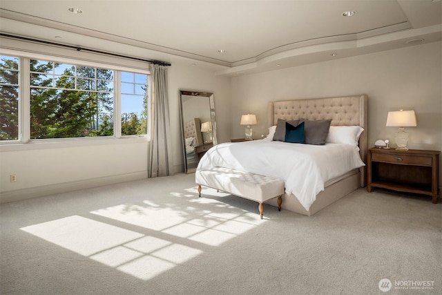 9420 NE 31st St, Clyde Hill, WA 98004 - bedroom featuring carpet floors and recessed lighting