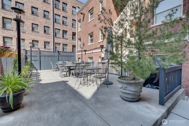 129 Warren Ave N Unit 18, Seattle, WA 98109 - view of patio featuring outdoor dining space