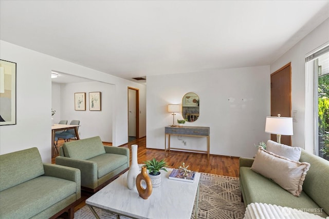 9125 221st St SW, Edmonds, WA 98026 - living room with wood finished floors