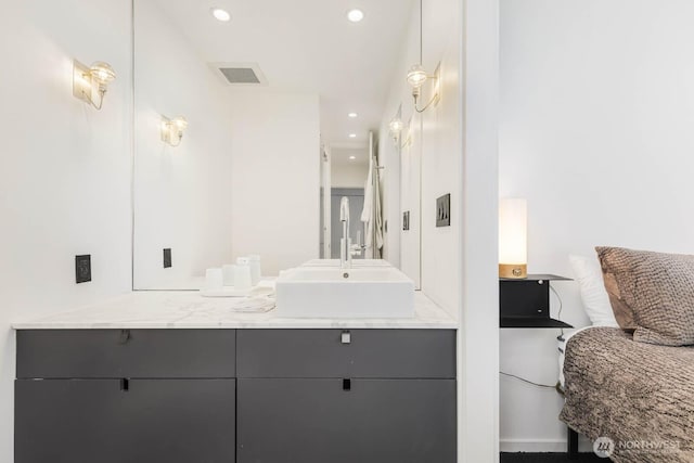 1425 Western Ave Unit L308, Seattle, WA 98101 - bathroom featuring vanity and recessed lighting