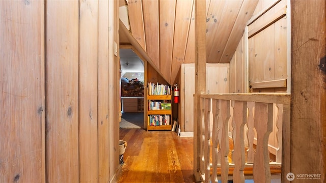 123 NE C St, College Place, WA 99324 - hall with wood finished floors