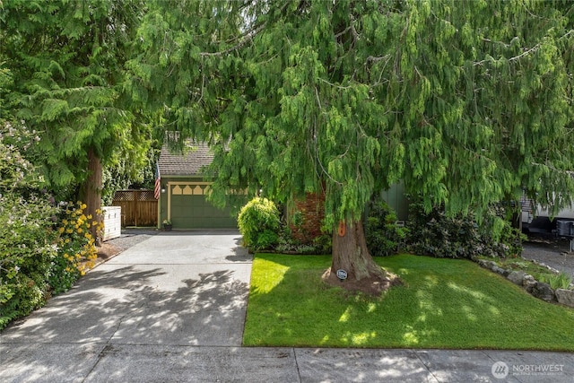 3904 Ridge Way, Mount Vernon, WA 98273 - obstructed view of property featuring driveway and an attached garage