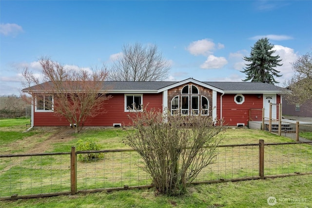 4241 Rural Ave, Bellingham, WA 98226 - rear view of property with crawl space