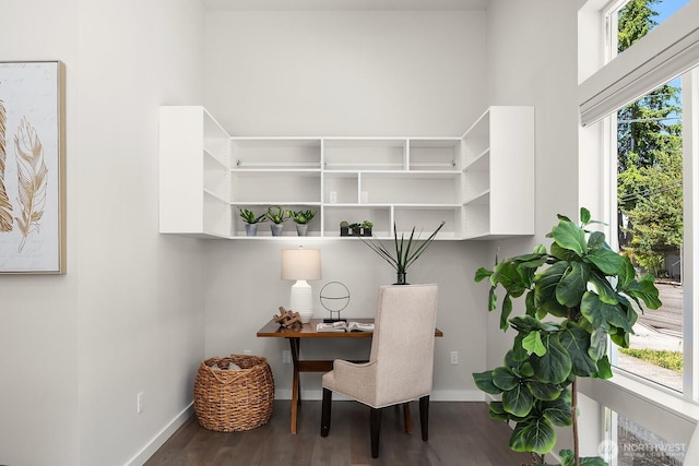 13329 1st Ave NE, Seattle, WA 98125 - office space featuring wood finished floors and baseboards