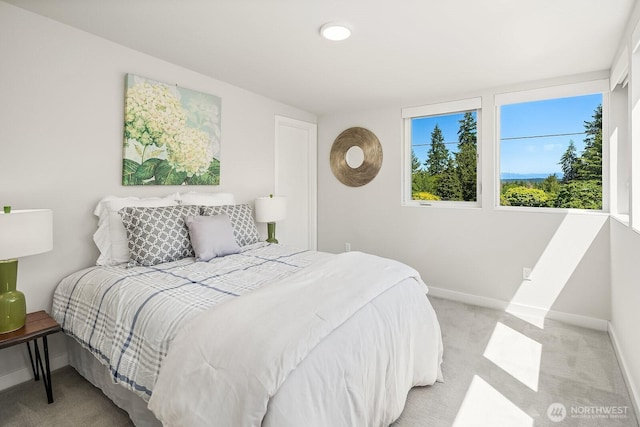 13329 1st Ave NE, Seattle, WA 98125 - bedroom featuring baseboards and light carpet