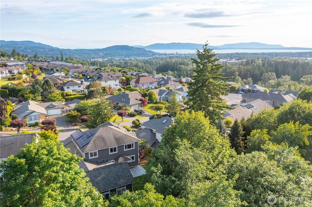 3276 Spyglass Dr, Bellingham, WA 98226 - aerial perspective of suburban area with mountains