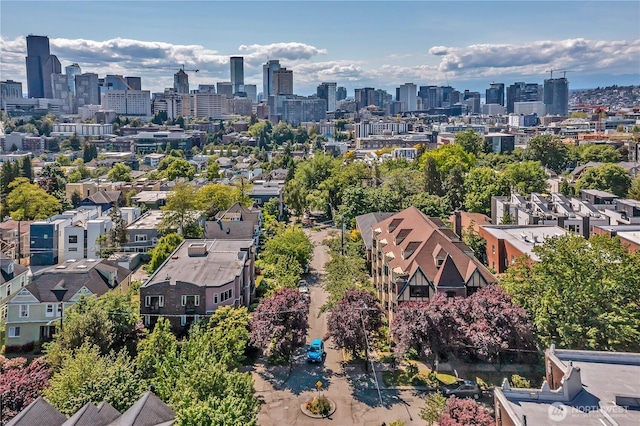 1101 17th Ave Unit 403, Seattle, WA 98122 - drone / aerial view of skyline