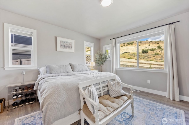 9968 Griffith Pl, Entiat, WA 98822 - bedroom with wood finished floors and baseboards
