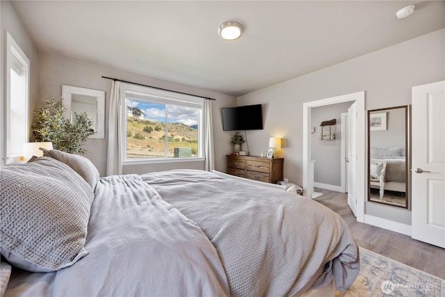 9968 Griffith Pl, Entiat, WA 98822 - bedroom featuring wood finished floors and baseboards