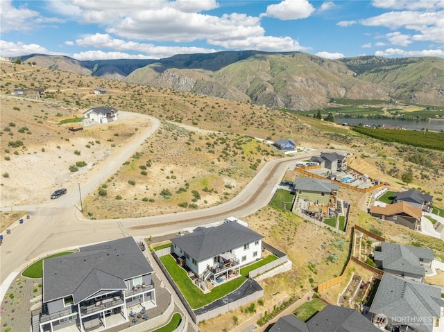 9968 Griffith Pl, Entiat, WA 98822 - bird's eye view of a water and mountain view