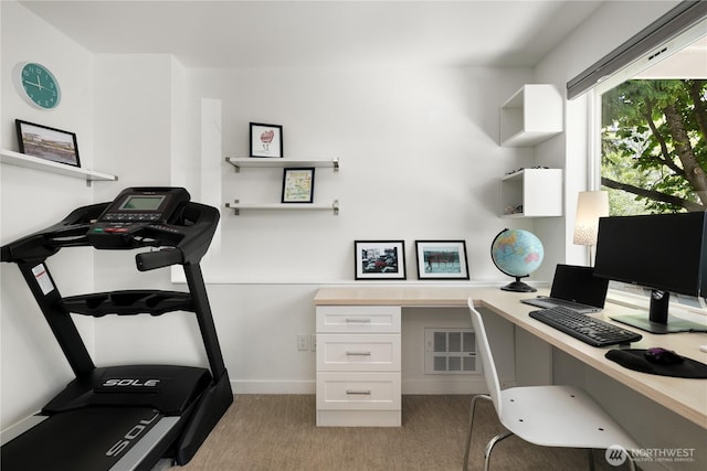 2736 SW Holden St, Seattle, WA 98126 - office with light carpet and built in desk