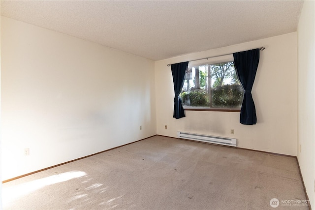 3421 SW Roxbury St Unit 106, Seattle, WA 98126 - carpeted spare room featuring a baseboard radiator and baseboards