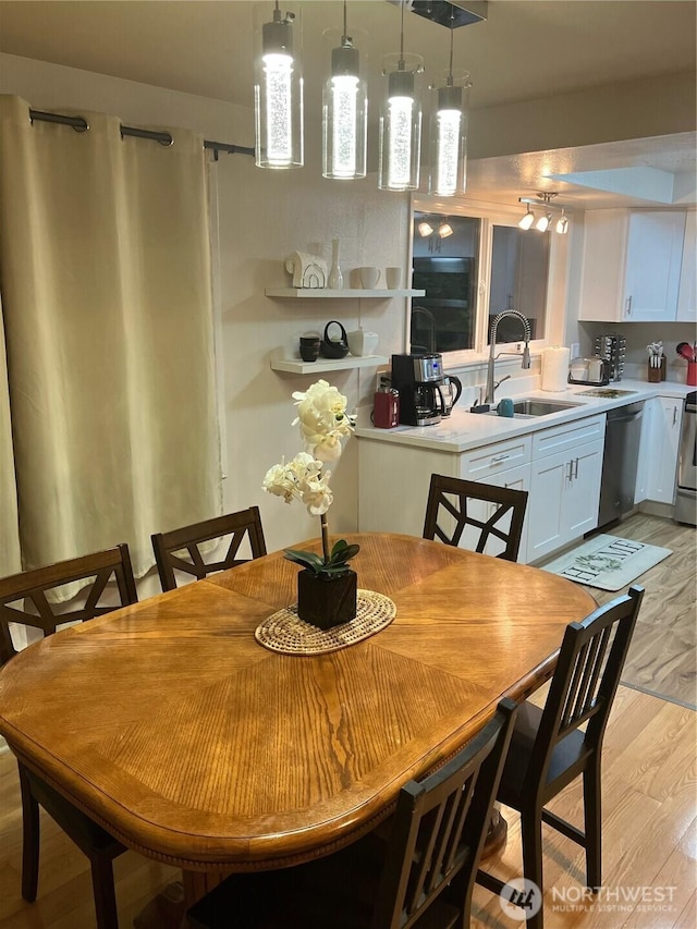 64455 NE 180th St, Baring, WA 98224 - dining space with light wood-style flooring