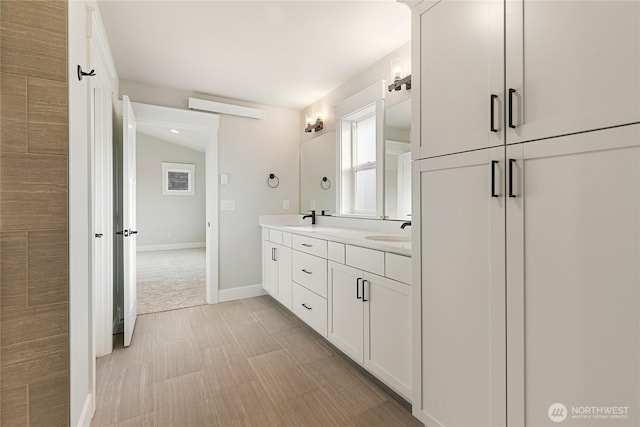 5942LOT47 Ranch Loop, Ferndale, WA 98248 - bathroom featuring double vanity and baseboards