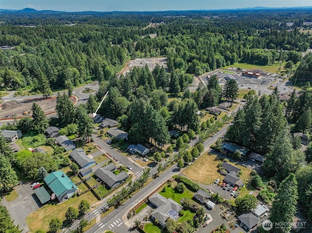 2209 Mciver Ct SW, Tumwater, WA 98512 - aerial view of property's location with a heavily wooded area