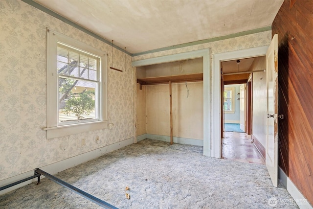 208 Carolina St, Bellingham, WA 98225 - unfurnished bedroom with carpet floors, a closet, and ornamental molding