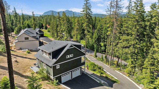 720 Stone Ridge Dr, Cle Elum, WA 98922 - view of subject property with a heavily wooded area and mountains