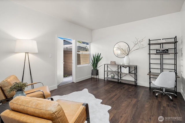 8622 NE 177th Pl, Bothell, WA 98011 - living area featuring wood finished floors and baseboards