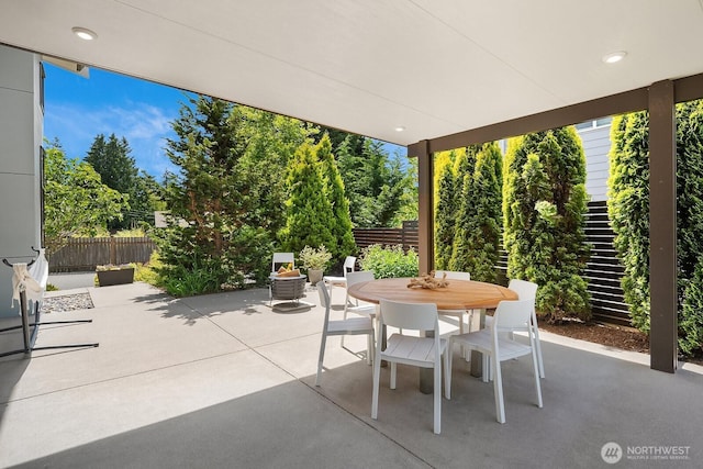 8622 NE 177th Pl, Bothell, WA 98011 - view of patio featuring outdoor dining space