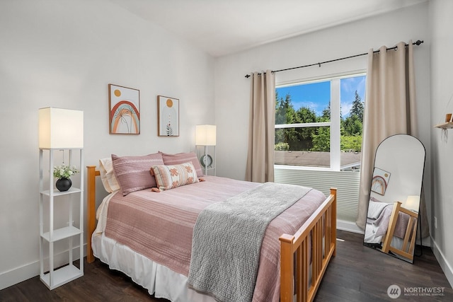 8622 NE 177th Pl, Bothell, WA 98011 - bedroom with dark wood finished floors and baseboards