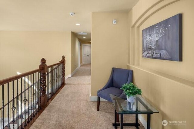 28816 118th Ave SE, Auburn, WA 98092 - hallway featuring carpet, recessed lighting, and baseboards