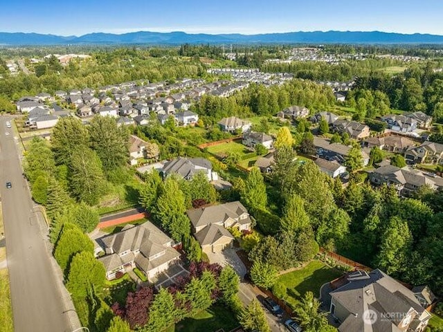 28816 118th Ave SE, Auburn, WA 98092 - aerial perspective of suburban area featuring a mountainous background