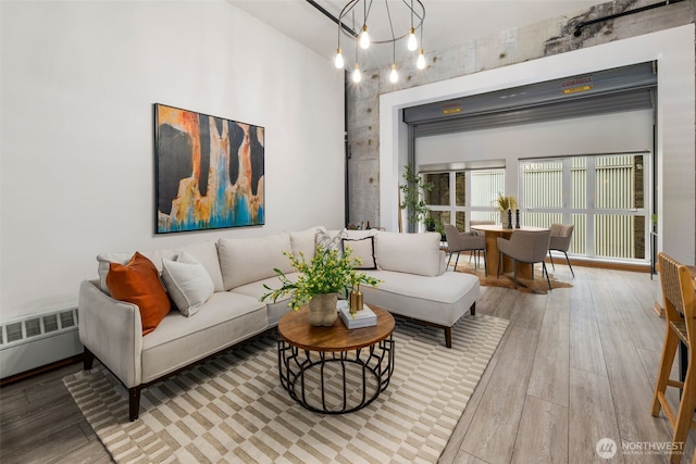1505 11th Ave Unit 310, Seattle, WA 98122 - living room with wood finished floors