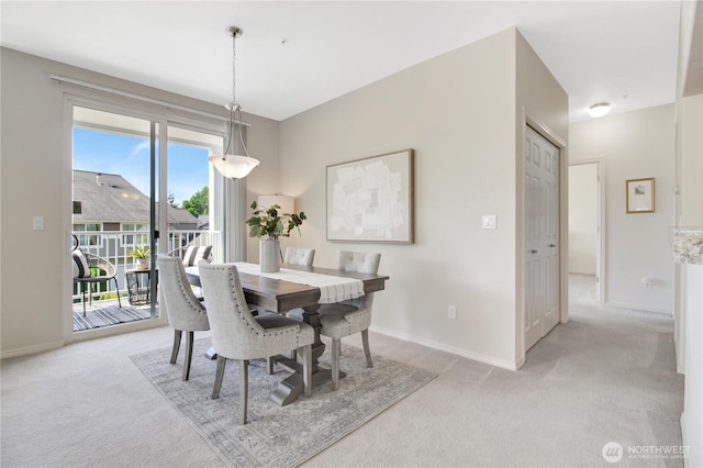910 Medical Center Dr Unit E101, Arlington, WA 98223 - dining area with light colored carpet and baseboards