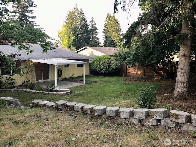 7613 12th Way, Olympia, WA 98516 - view of yard with a patio
