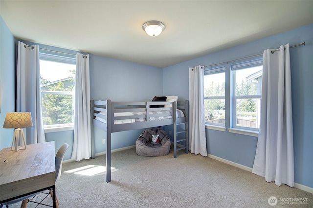 24817 SE 13th Pl, Sammamish, WA 98075 - bedroom featuring carpet, multiple windows, and baseboards