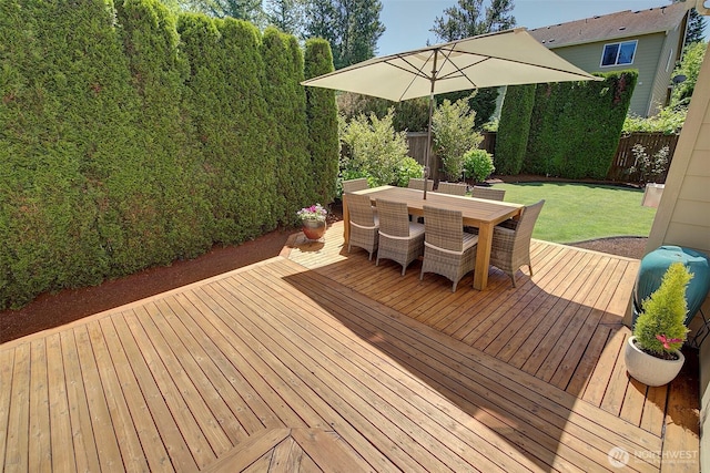 24817 SE 13th Pl, Sammamish, WA 98075 - wooden terrace with outdoor dining area