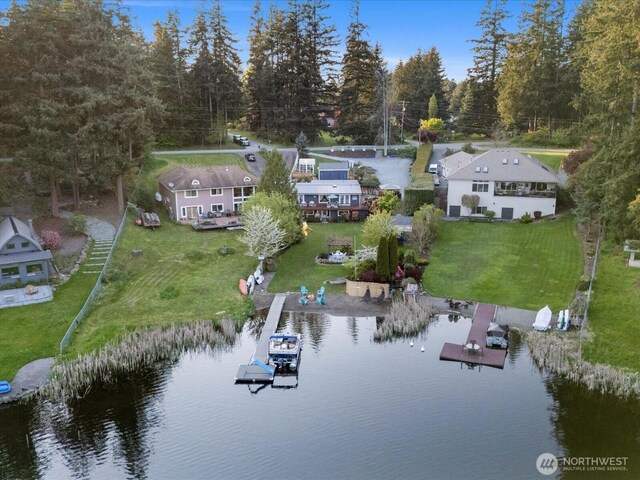 31707 W Lake Ketchum Rd, Stanwood, WA 98292 - bird's eye view of a large body of water