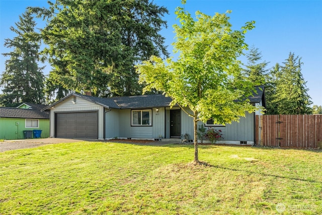 8517 188th Ct E, Puyallup, WA 98375 - ranch-style house featuring dirt driveway and a garage