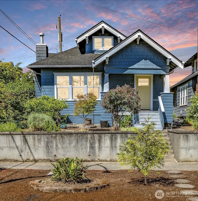 914 N Cedar St, Tacoma, WA 98406 - bungalow with a shingled roof and a chimney