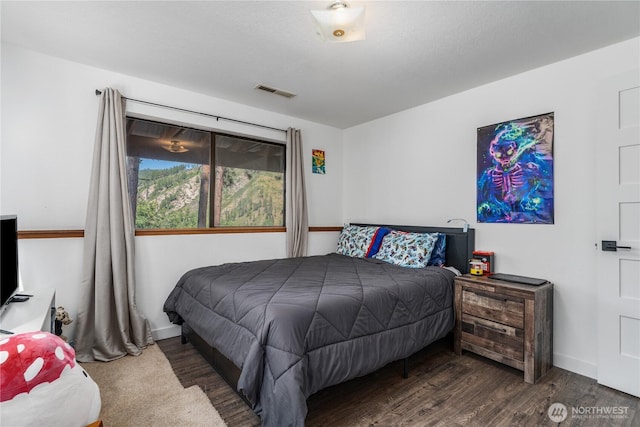 5721 Mountain Lane Rd, Peshastin, WA 98847 - bedroom with dark wood finished floors and baseboards