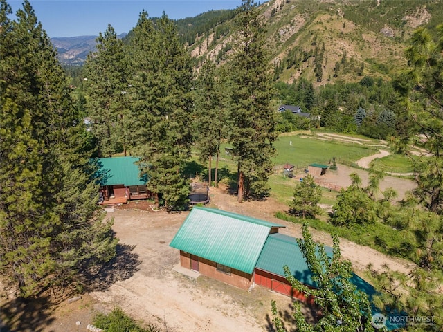 5721 Mountain Lane Rd, Peshastin, WA 98847 - view from above of property featuring mountains