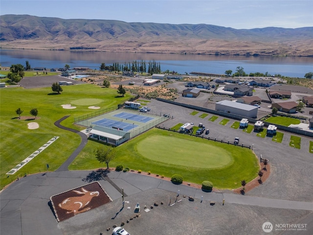 894 Desert Aire Dr SW, Mattawa, WA 99349 - drone / aerial view of a water and mountain view