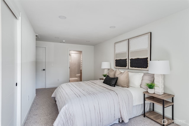 30156 2nd Pl SW, Federal Way, WA 98023 - carpeted bedroom featuring baseboards and connected bathroom