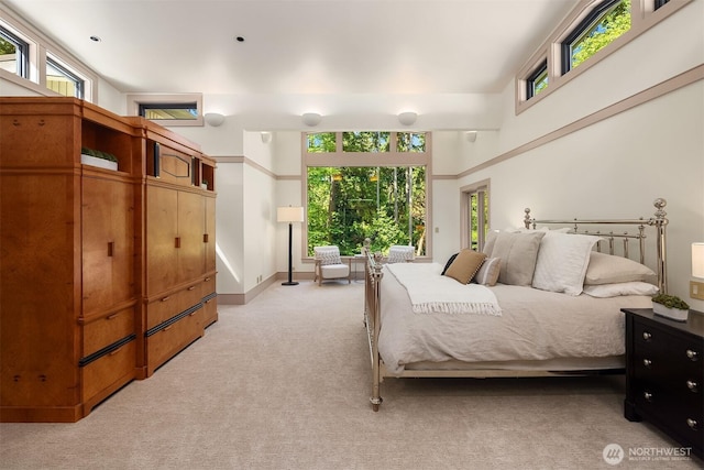 10250 SE 21st St, Bellevue, WA 98004 - bedroom with light carpet and baseboards