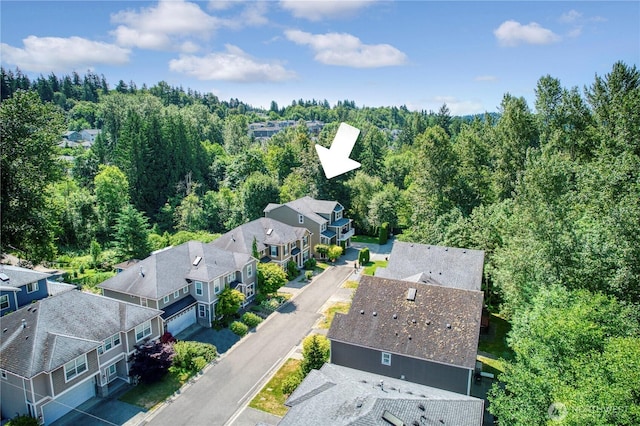 20208 81st Pl NE, Kenmore, WA 98028 - aerial perspective of suburban area featuring a forest