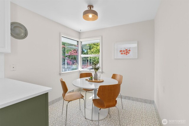 1536 NW 100th St, Seattle, WA 98177 - dining space featuring baseboards