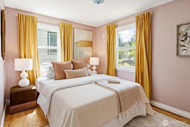 9010 13th Ave SW, Seattle, WA 98106 - bedroom with wood finished floors and baseboards