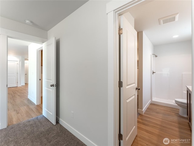 10 Salmon Dr, Wenatchee, WA 98801 - corridor featuring baseboards and light wood-style flooring
