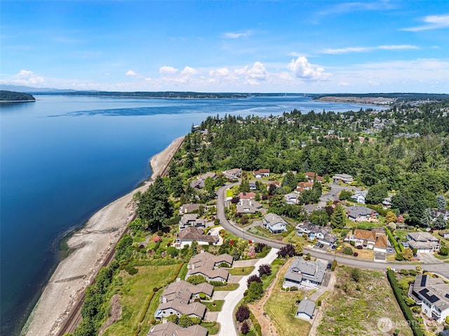 52 Chapman Loop Unit D, Steilacoom, WA 98388 - aerial perspective of suburban area with a nearby body of water