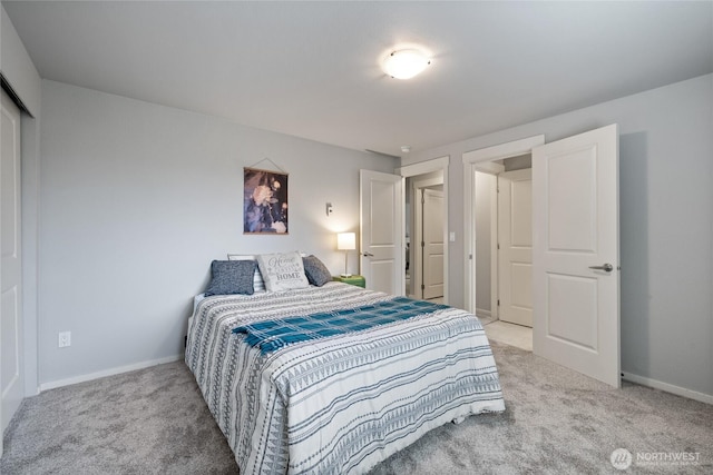 5822 N 35th St Unit C9, Tacoma, WA 98407 - carpeted bedroom featuring baseboards