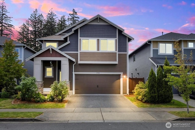 17518 39th Ave SE, Bothell, WA 98012 - craftsman inspired home featuring a garage and driveway