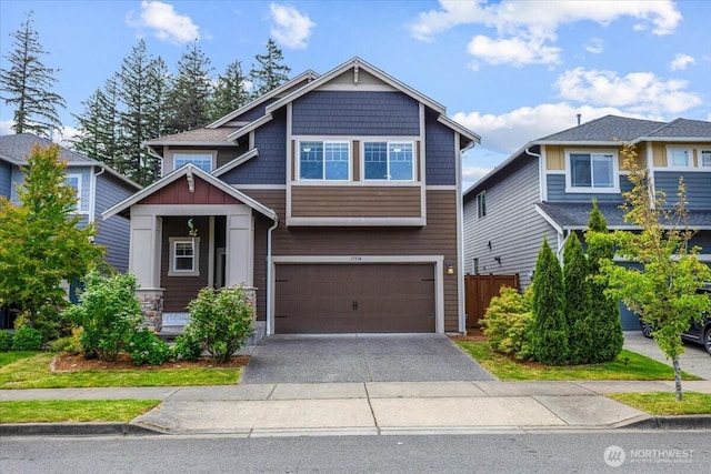 17518 39th Ave SE, Bothell, WA 98012 - craftsman-style home featuring asphalt driveway and a garage